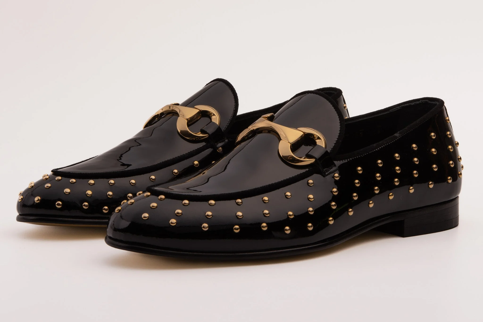 The Jupiter  Shoe Black Spike Leather  Bit Dress Loafer Limited Edition Men  Shoe - Image 2