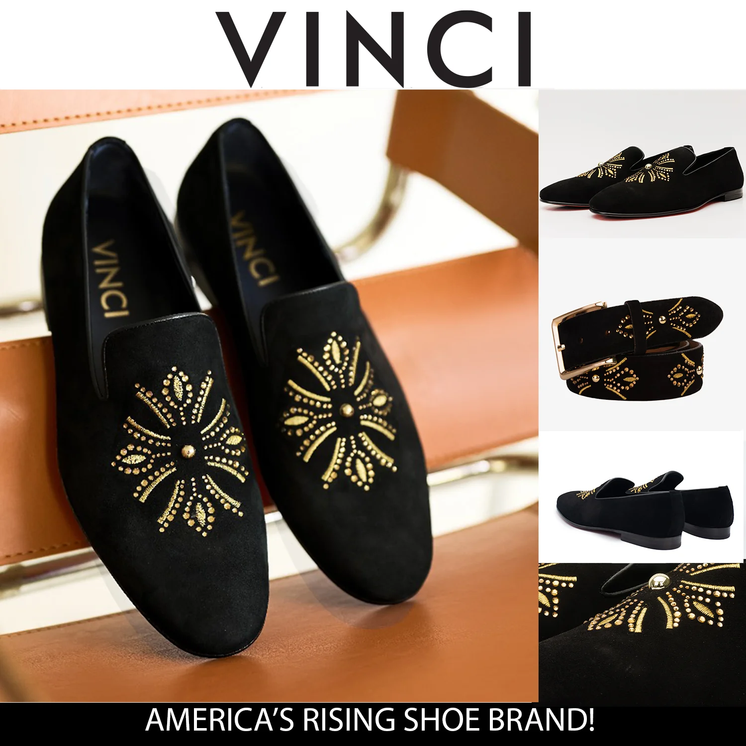 The Lazio Shoe Black Suede Slip-on Loafer Men Shoe - Image 9