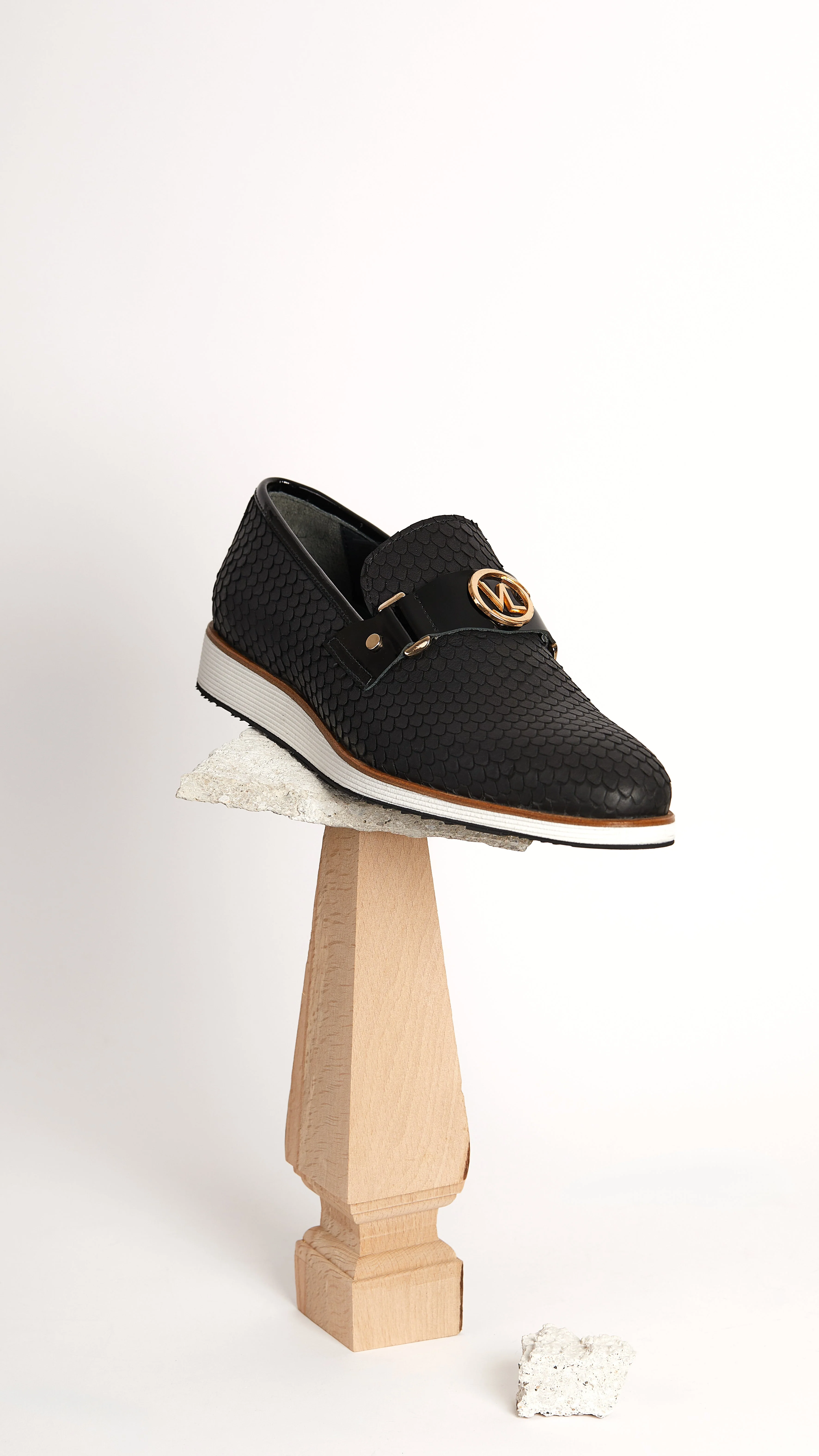 The Legacy Black Leather Men Casual Loafer Shoe - Image 11