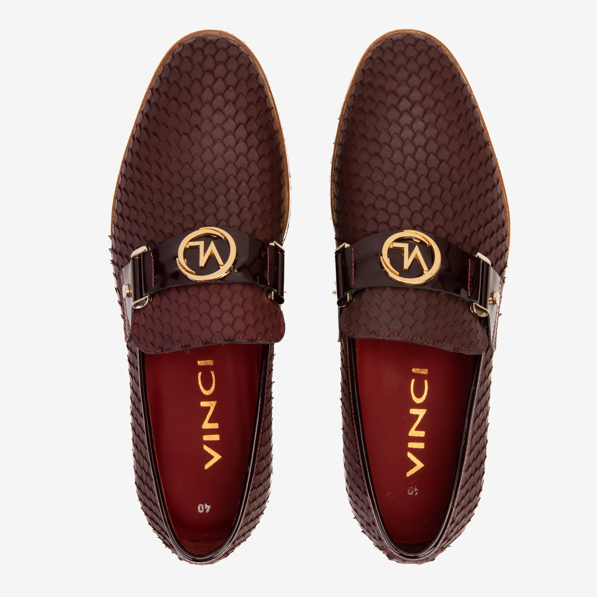 The Legacy Burgundy Leather Men Casual Loafer Shoe - Image 8