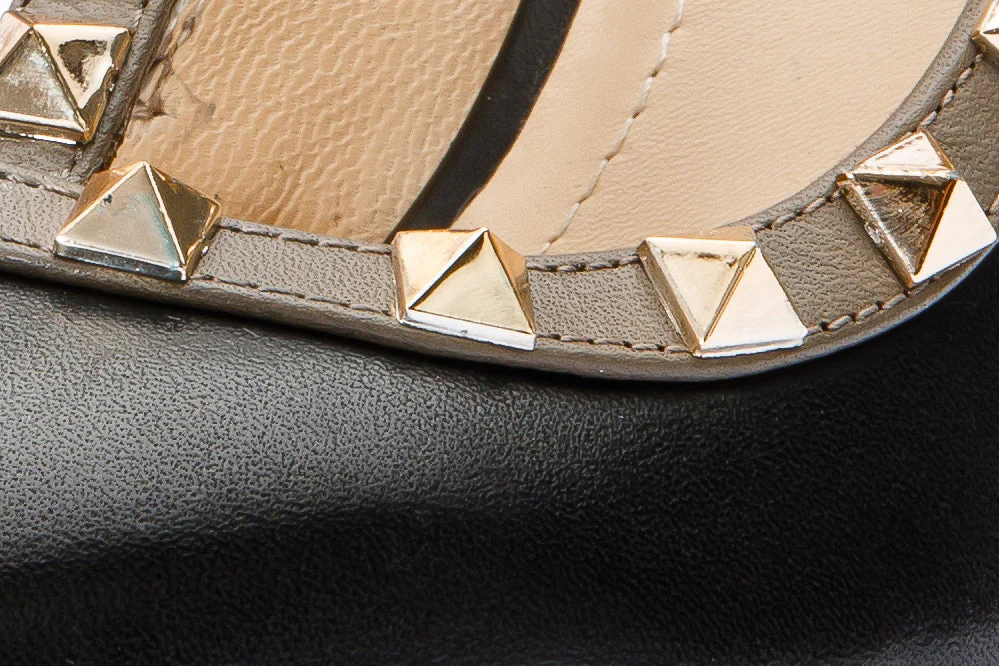 The Lulka Black Spike Leather Pump Women Shoe - Image 5