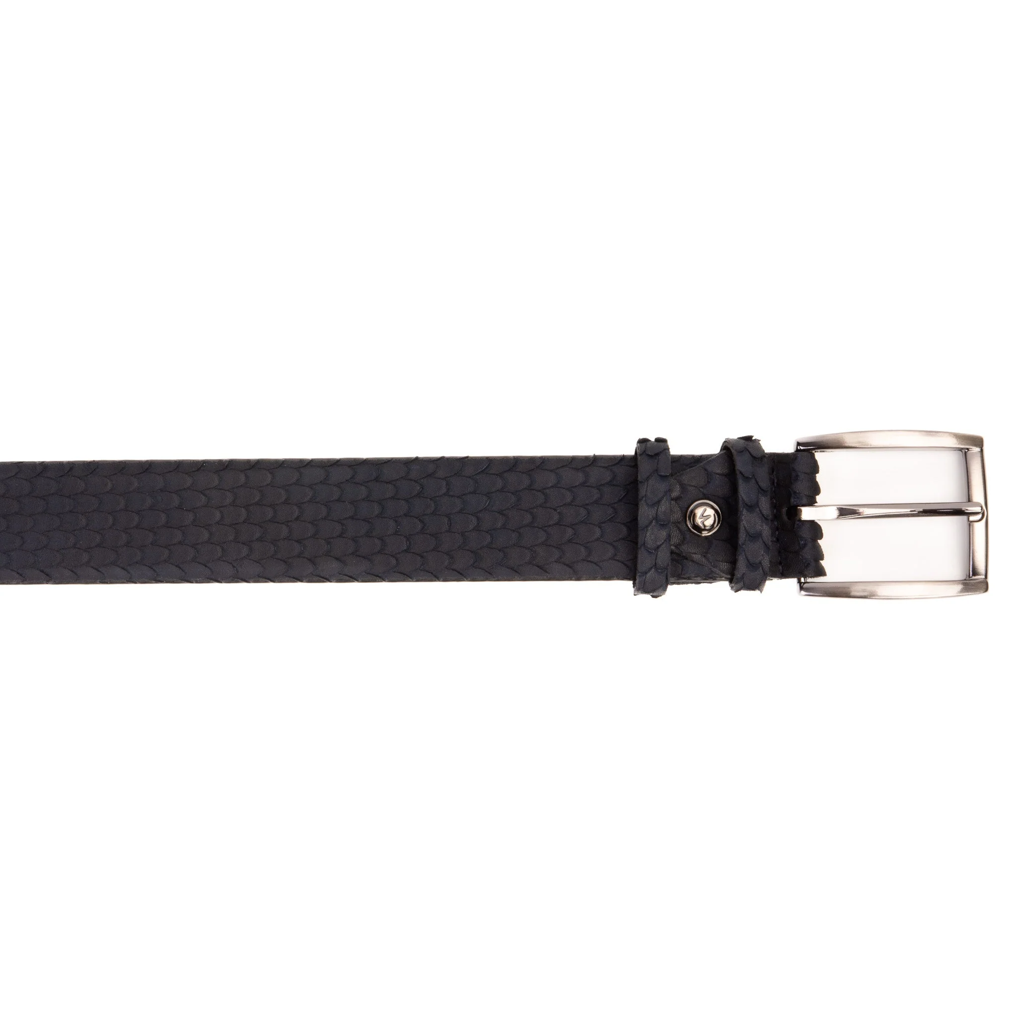 The Majesty Navy Blue Leather Belt - Image 4