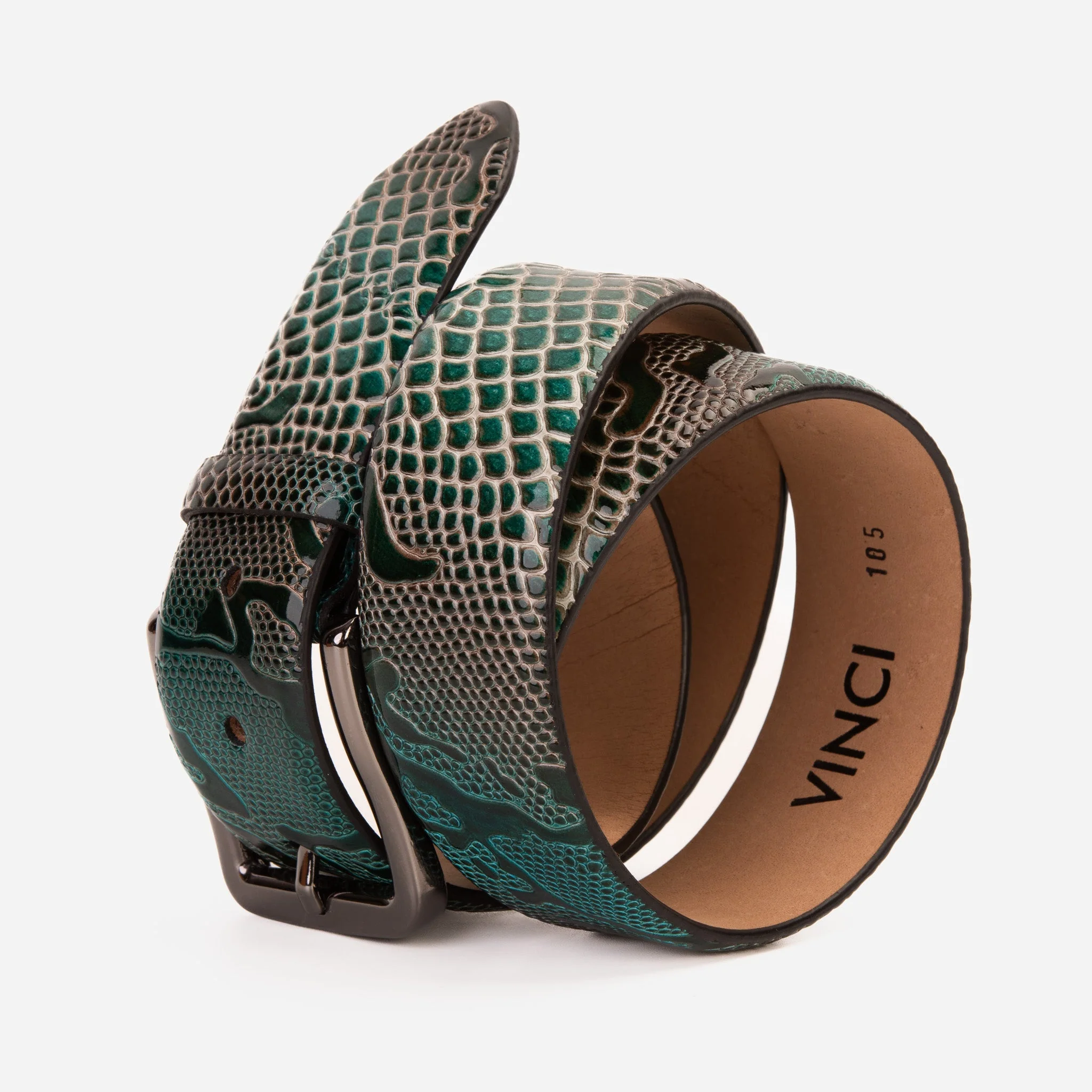 The Milano Green Leather Belt Limited Edition - Image 6