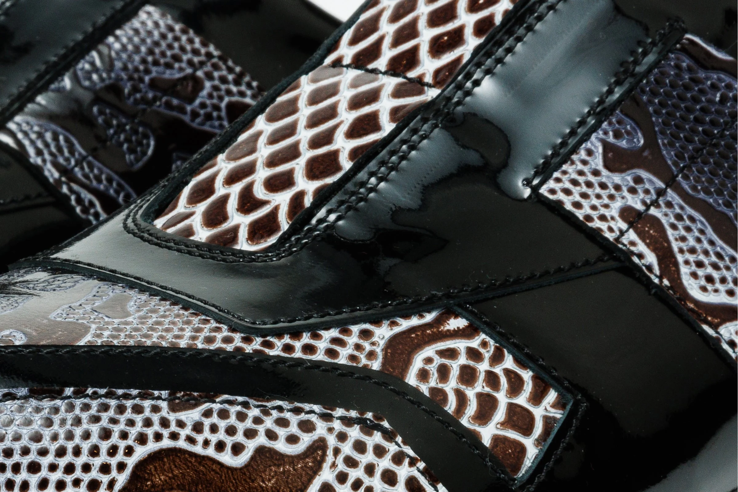 The Milano Snk Black & White Leather Men Sneaker - Image 3