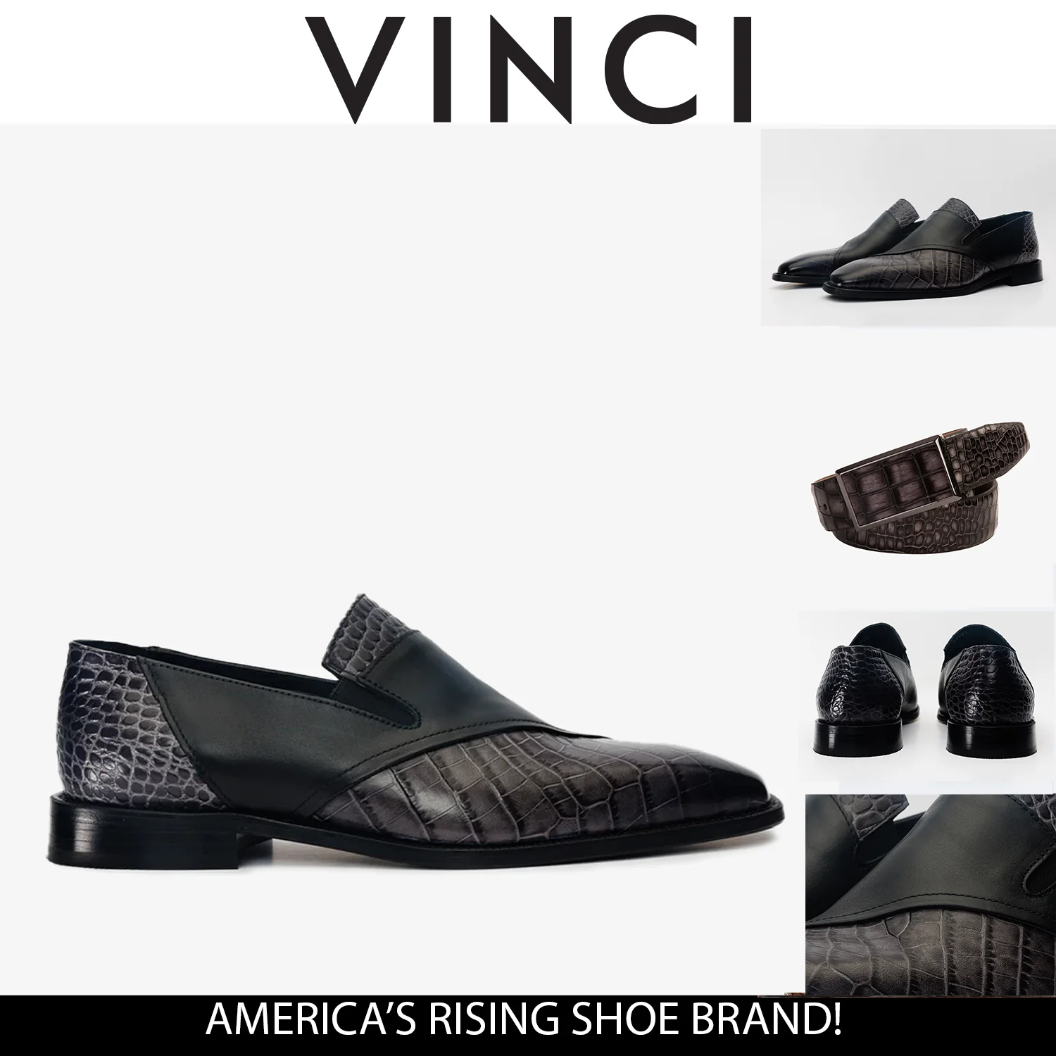 The Mississippi Black Leather Loafer Men Shoe - Image 5