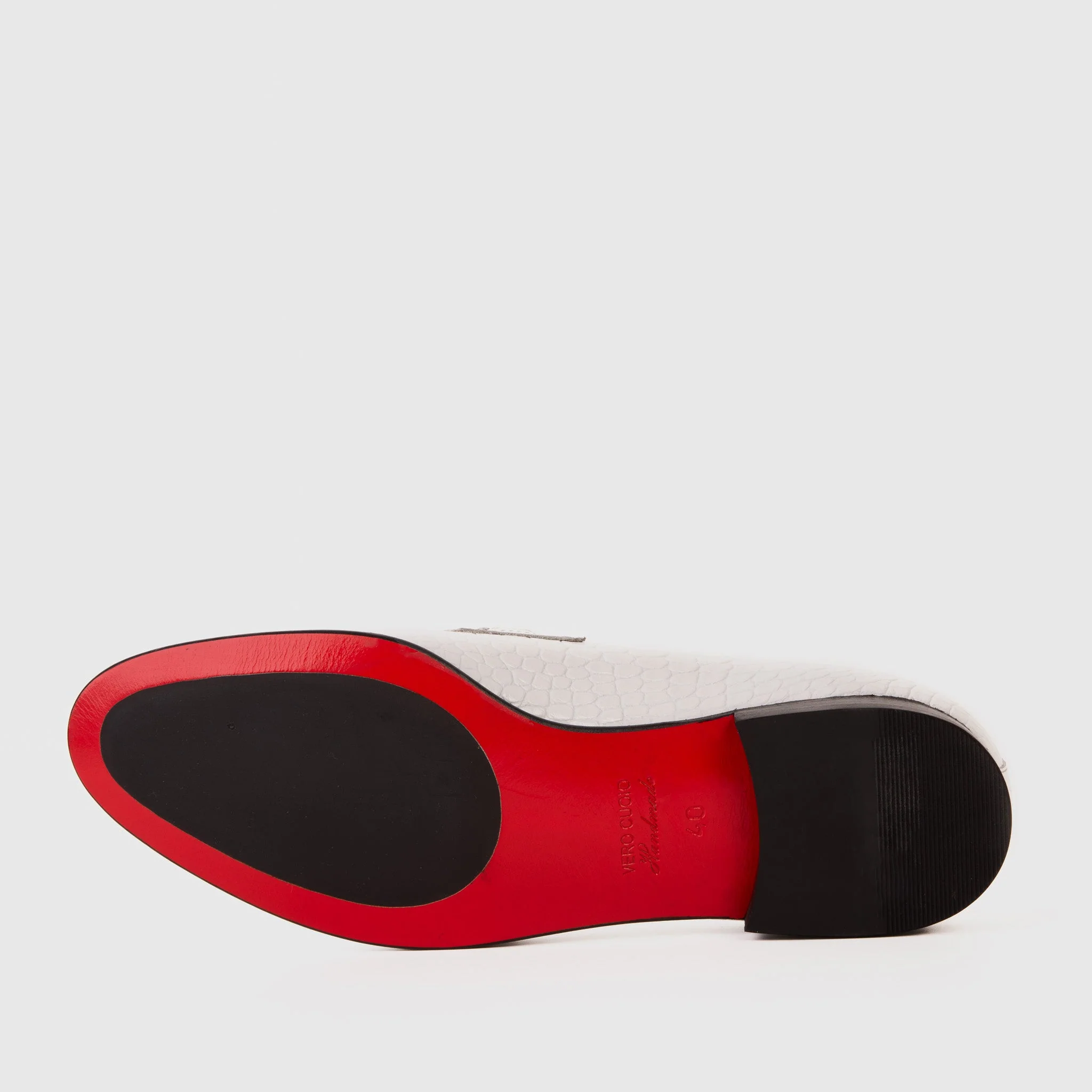 The Monaco White Leather Men Shoe Bit Loafer - Image 7