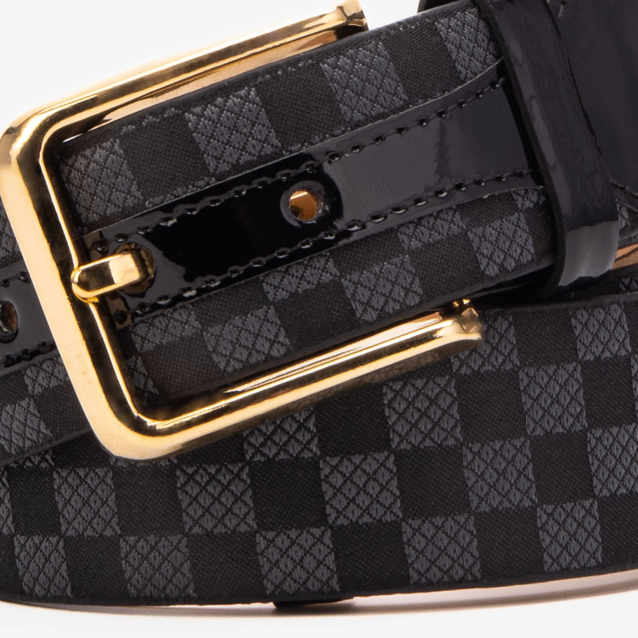 The Monte Carlo Black Leather Belt - Image 2