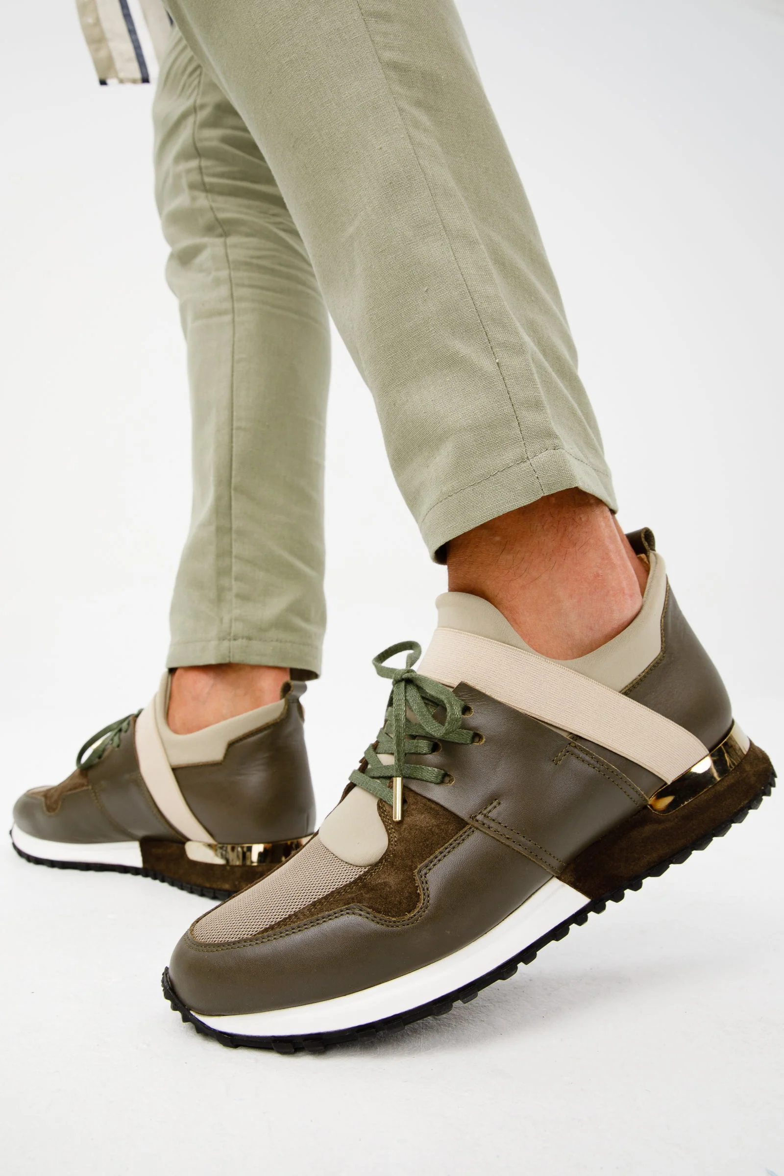 The Reno Green Leather Men Sneaker Final Sale! - Image 2
