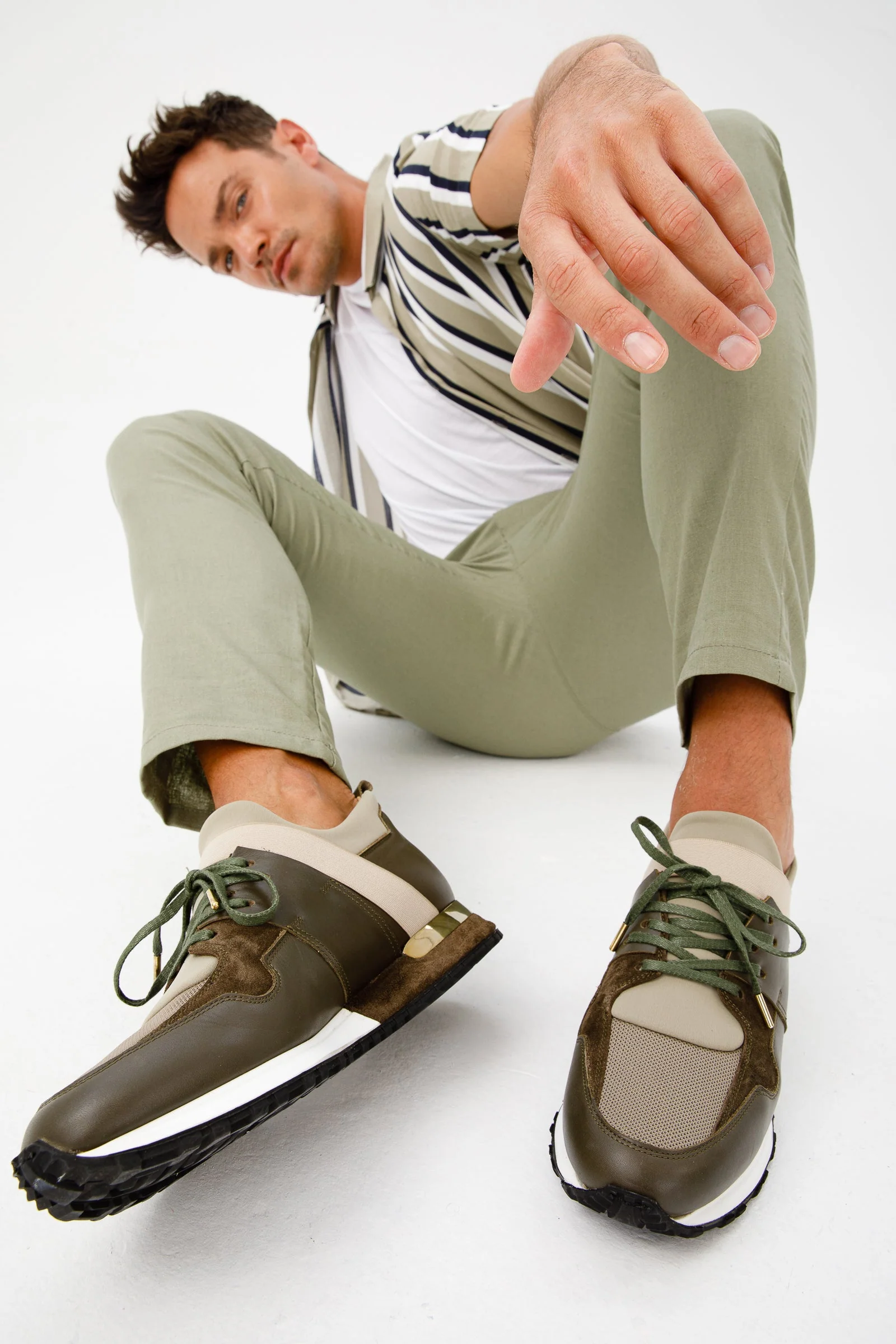 The Reno Green Leather Men Sneaker Final Sale! - Image 8