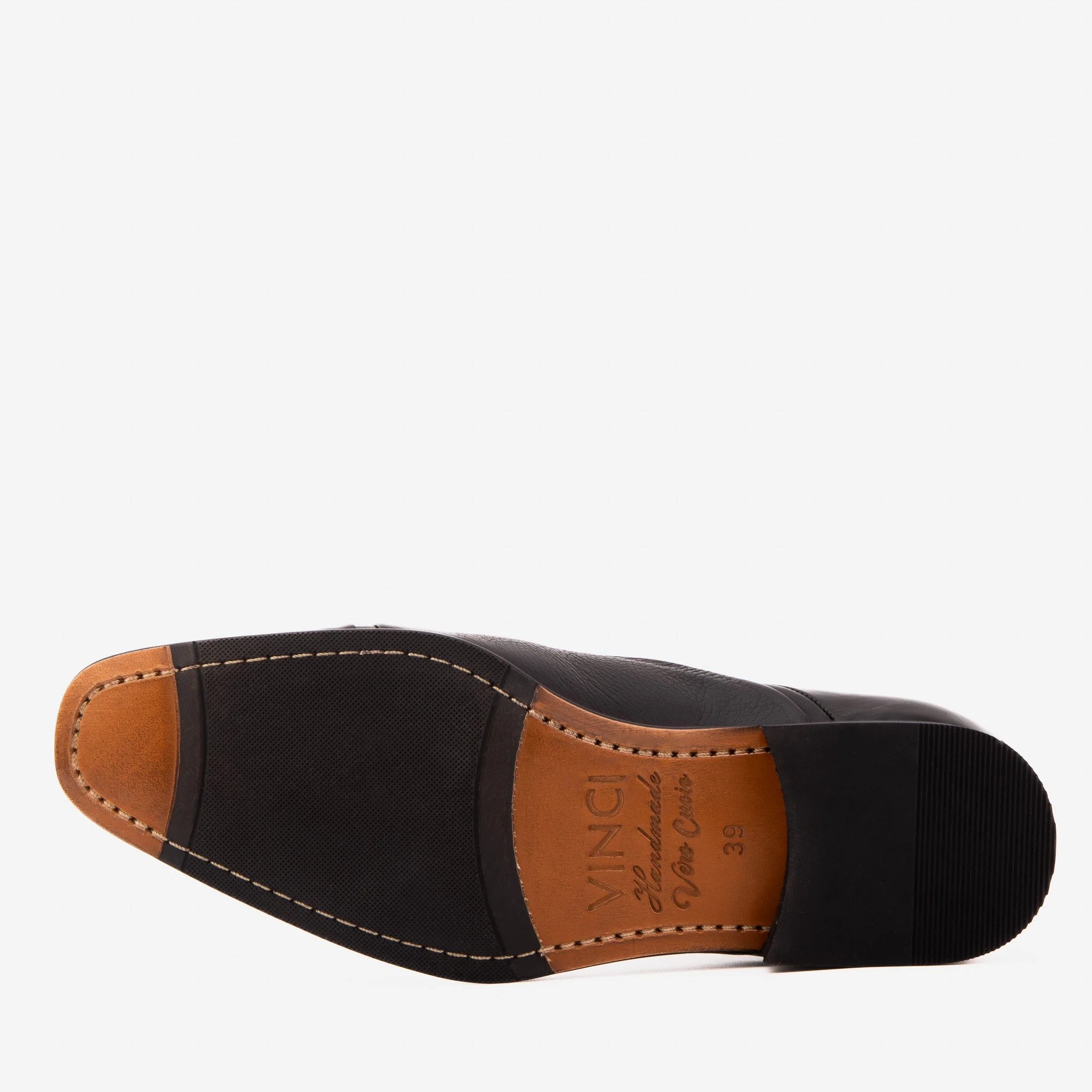 The Rockwell Handmade Black Leather Cap Toe Men Oxford Shoe - Image 8