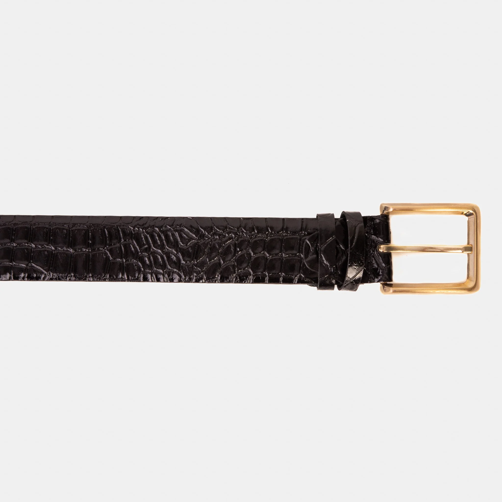 The Strat Black Leather Belt - Image 4