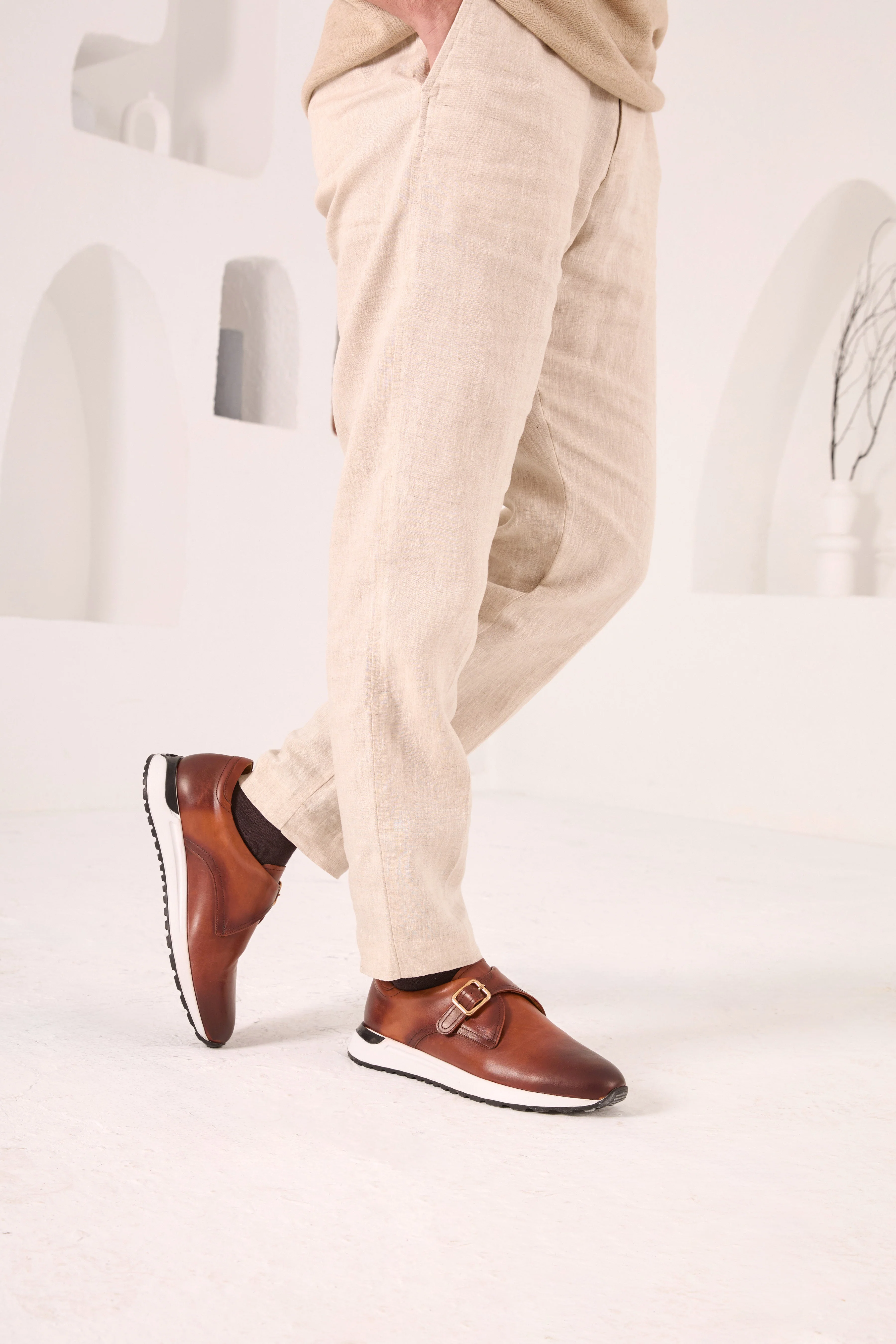 The Torino Tan Leather Men Sneaker - Image 13