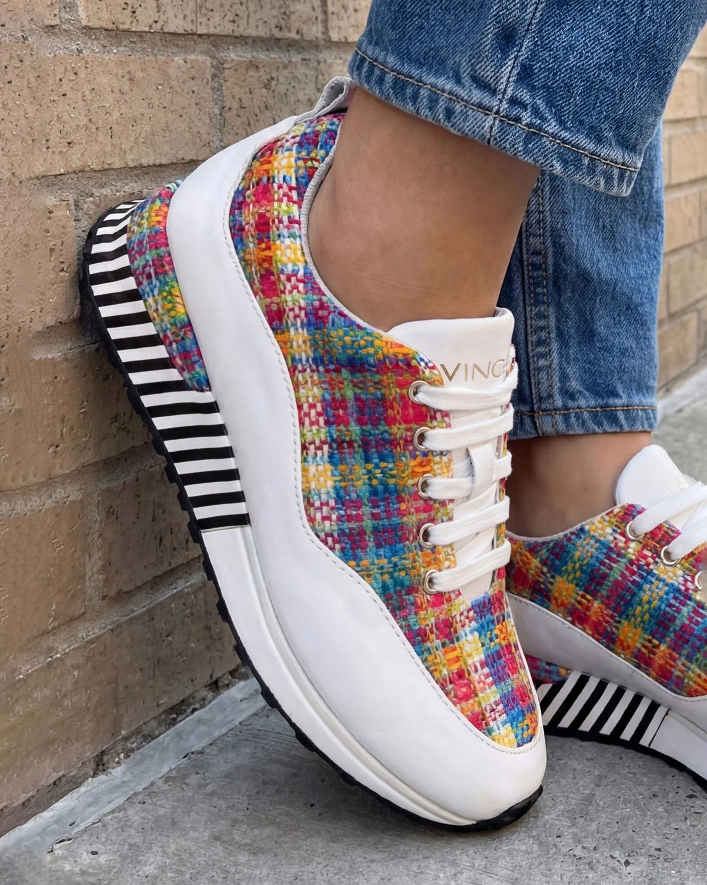 The Valencia White Leather Women Sneaker - Image 13