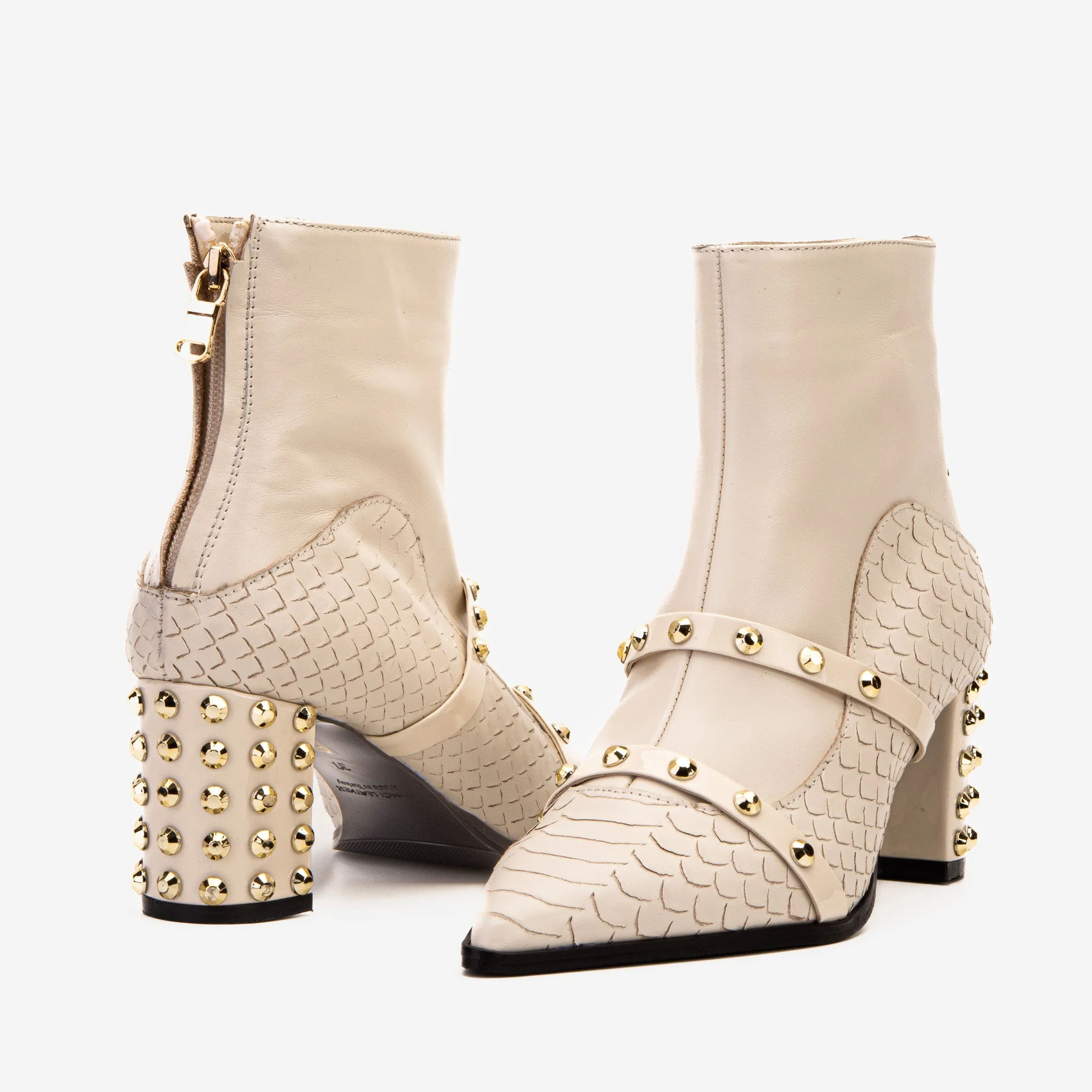 The Valentina Leather Block Heel Women Boot - Image 5
