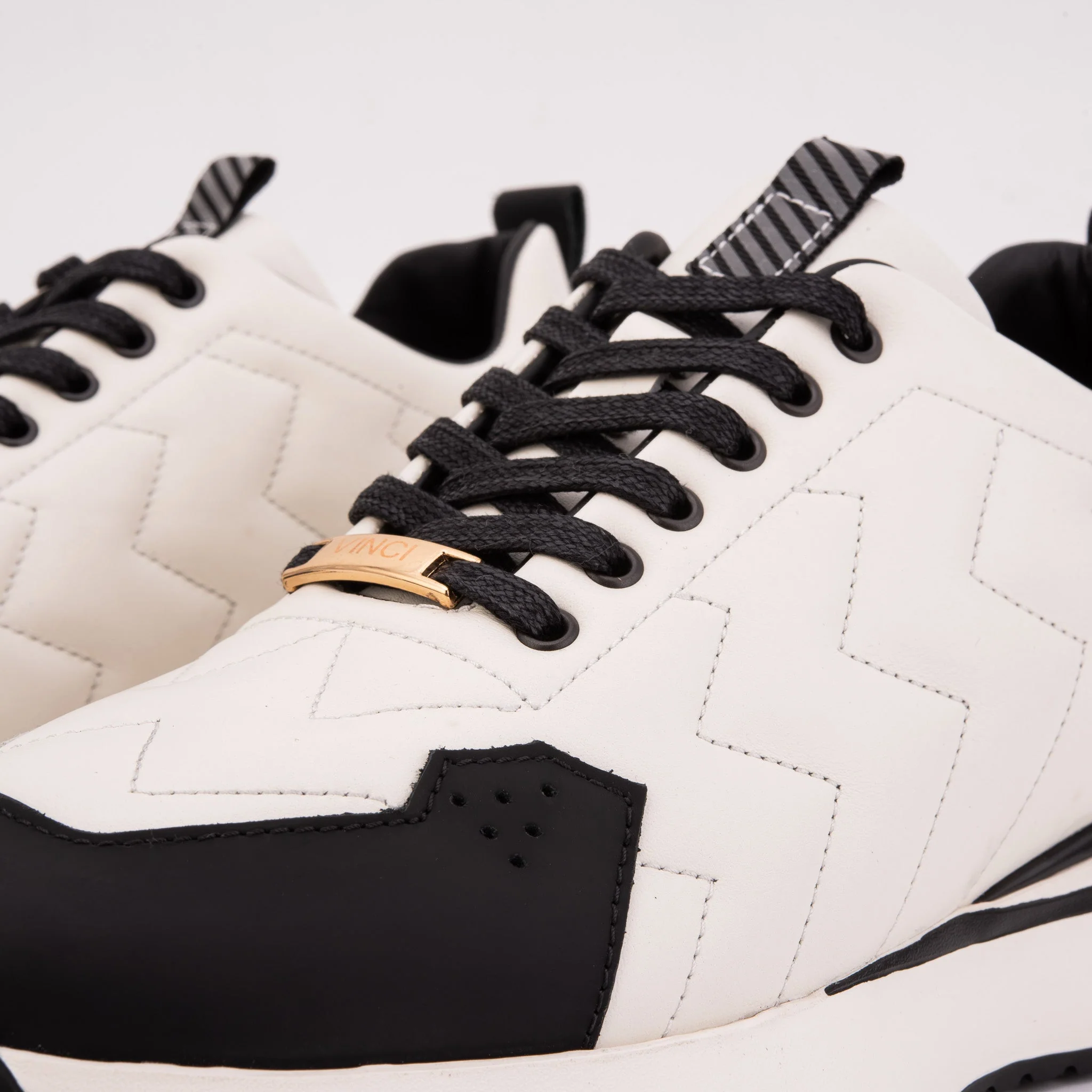 The Veneto White Leather Men Sneaker - Image 3