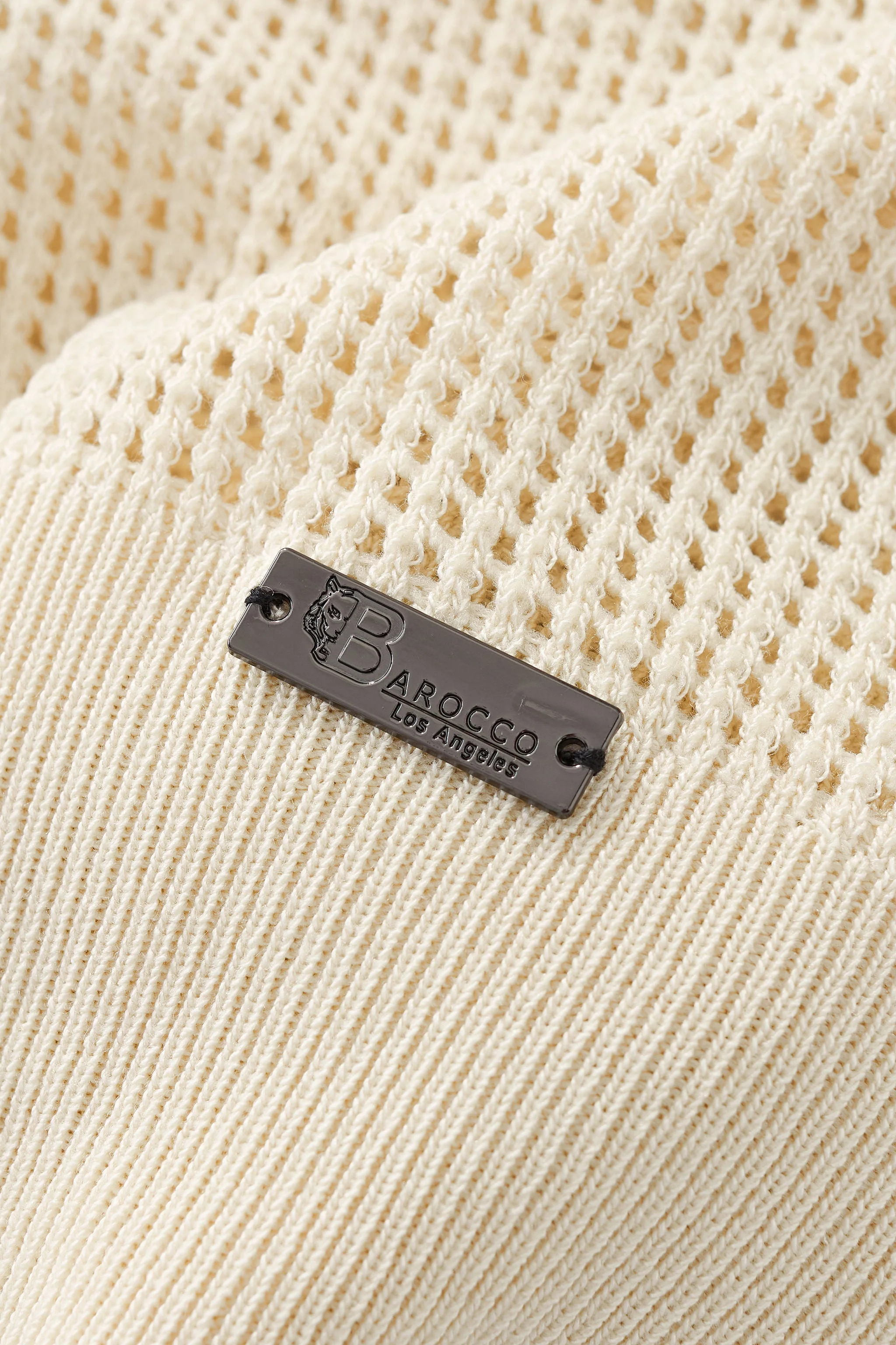 Ventura Mesh Knit LS Shirt IVORY - Image 9