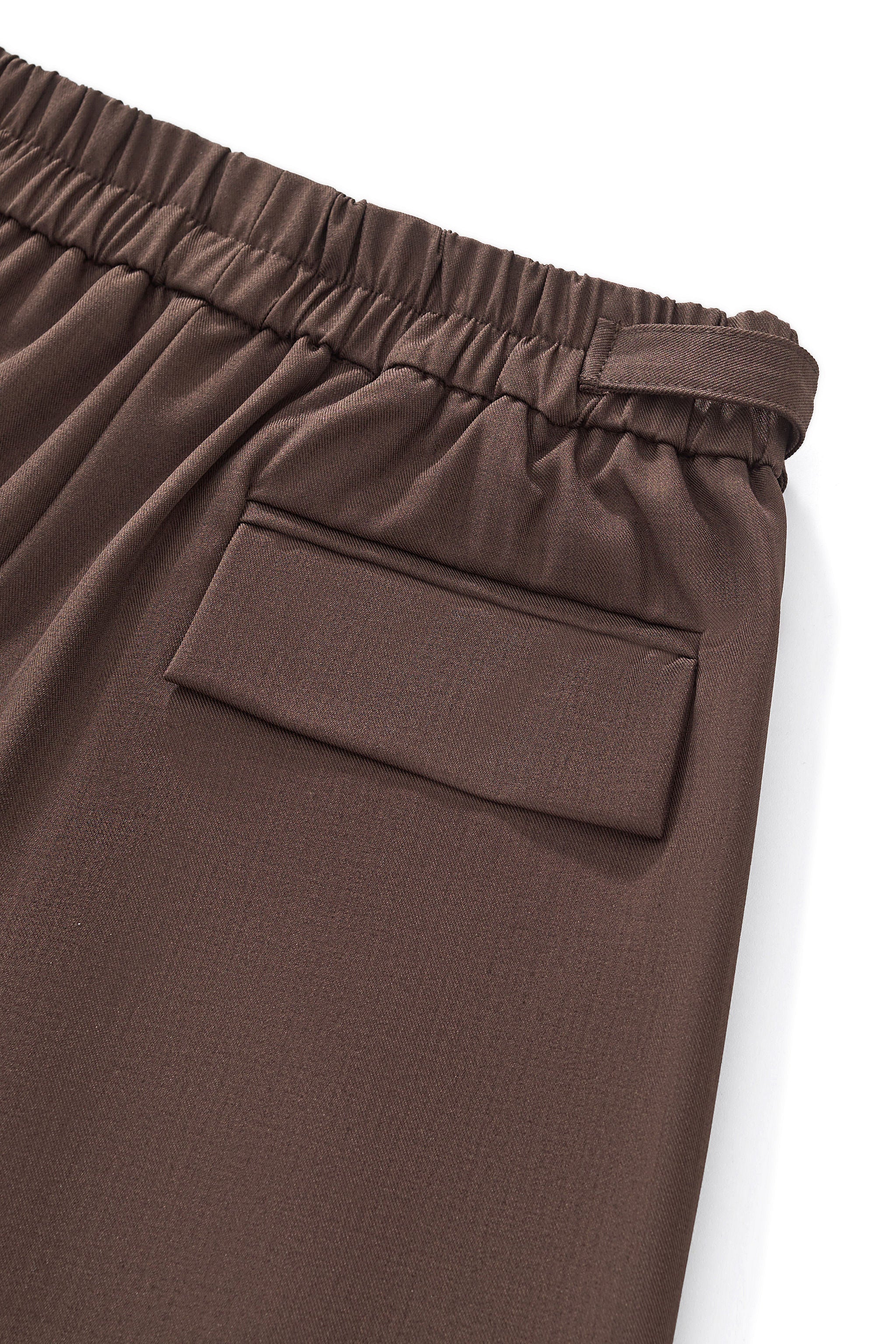 Wellington Side-Tab Trousers COFFEE - Image 5