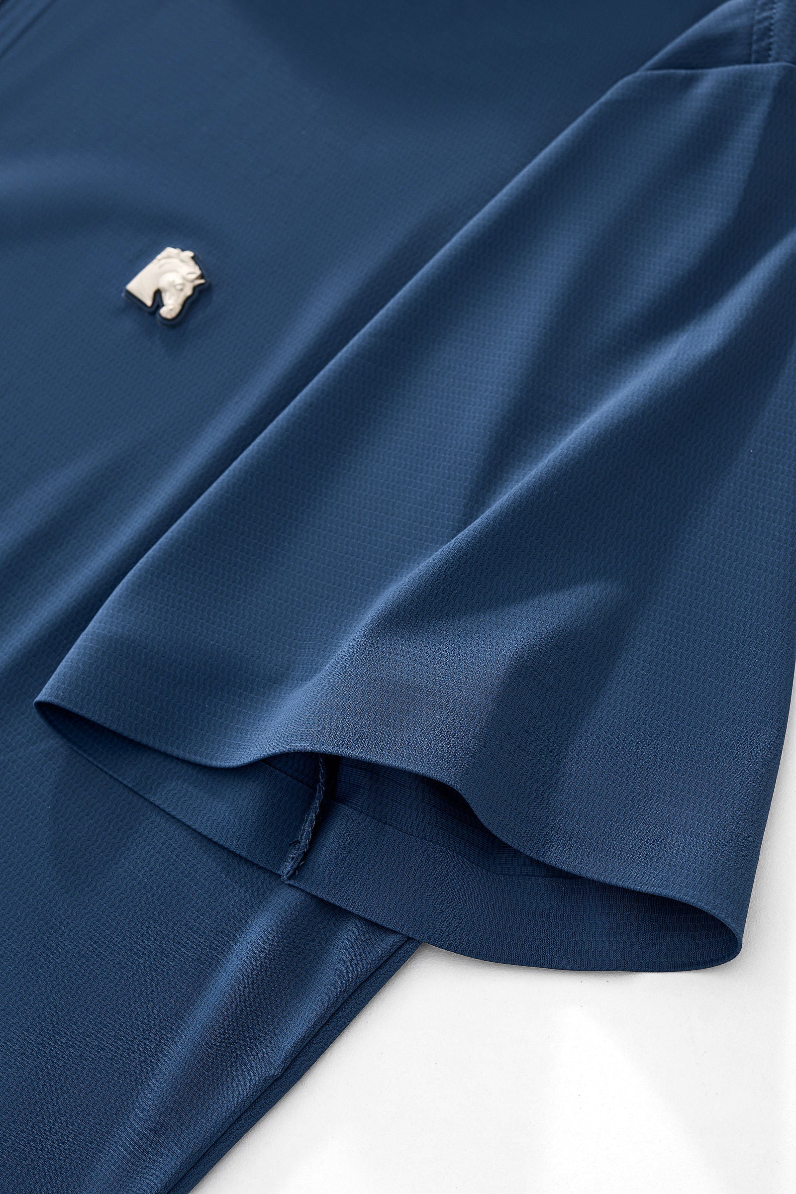 Zip Placket Performance Polo – El Baron DARK BLUE - Image 5