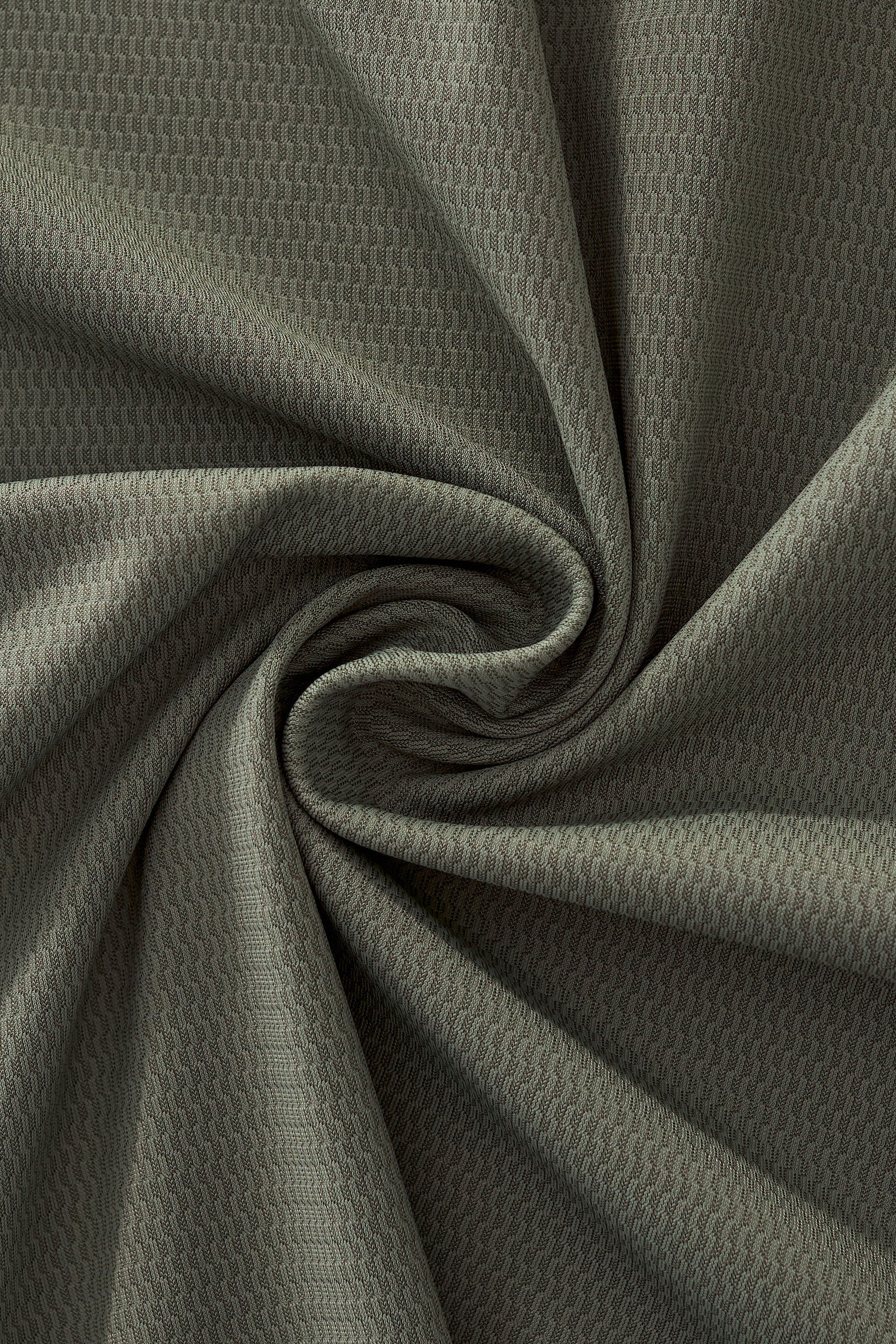 Zip Placket Performance Polo – El Baron DARK GREEN - Image 11