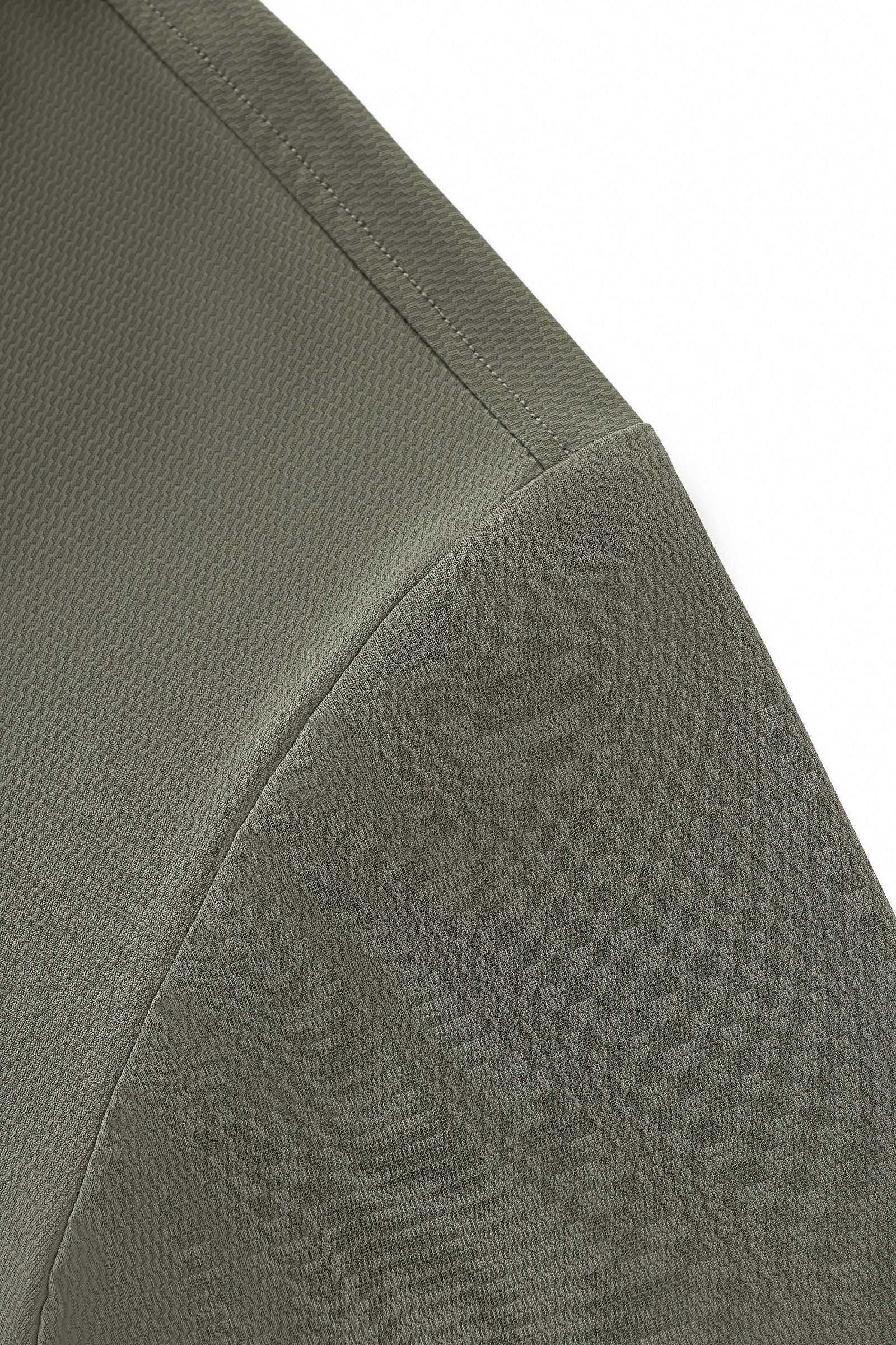 Zip Placket Performance Polo – El Baron DARK GREEN - Image 4